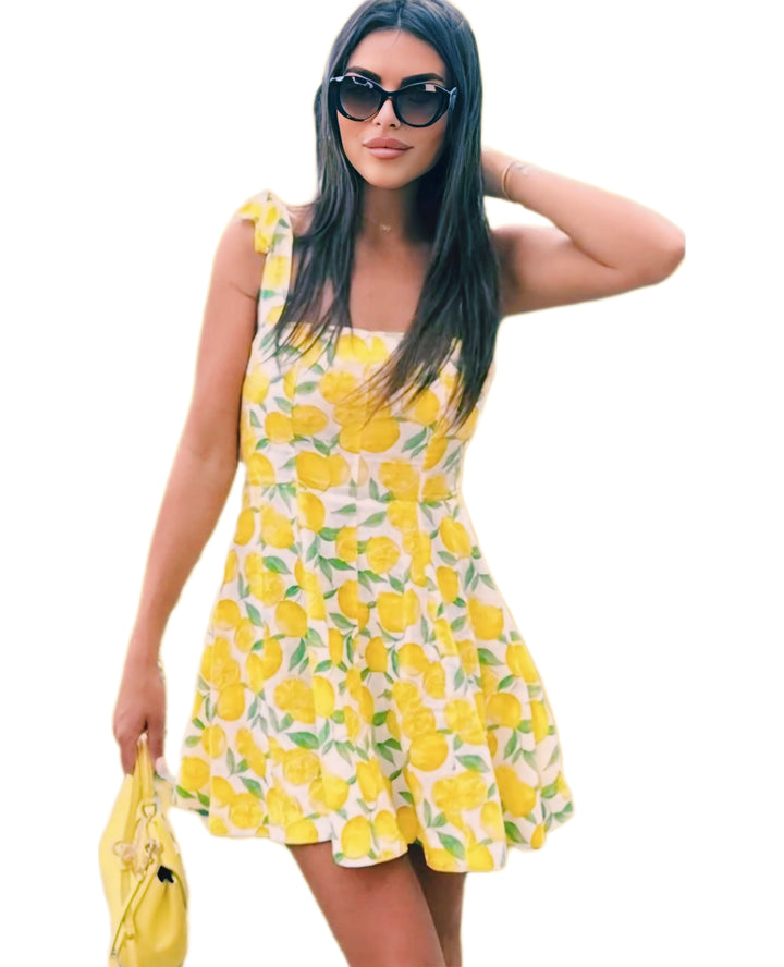 ☀️Freschezza di Limoni: Il Vestito Giallo per un'estate Indimenticabile ☀️